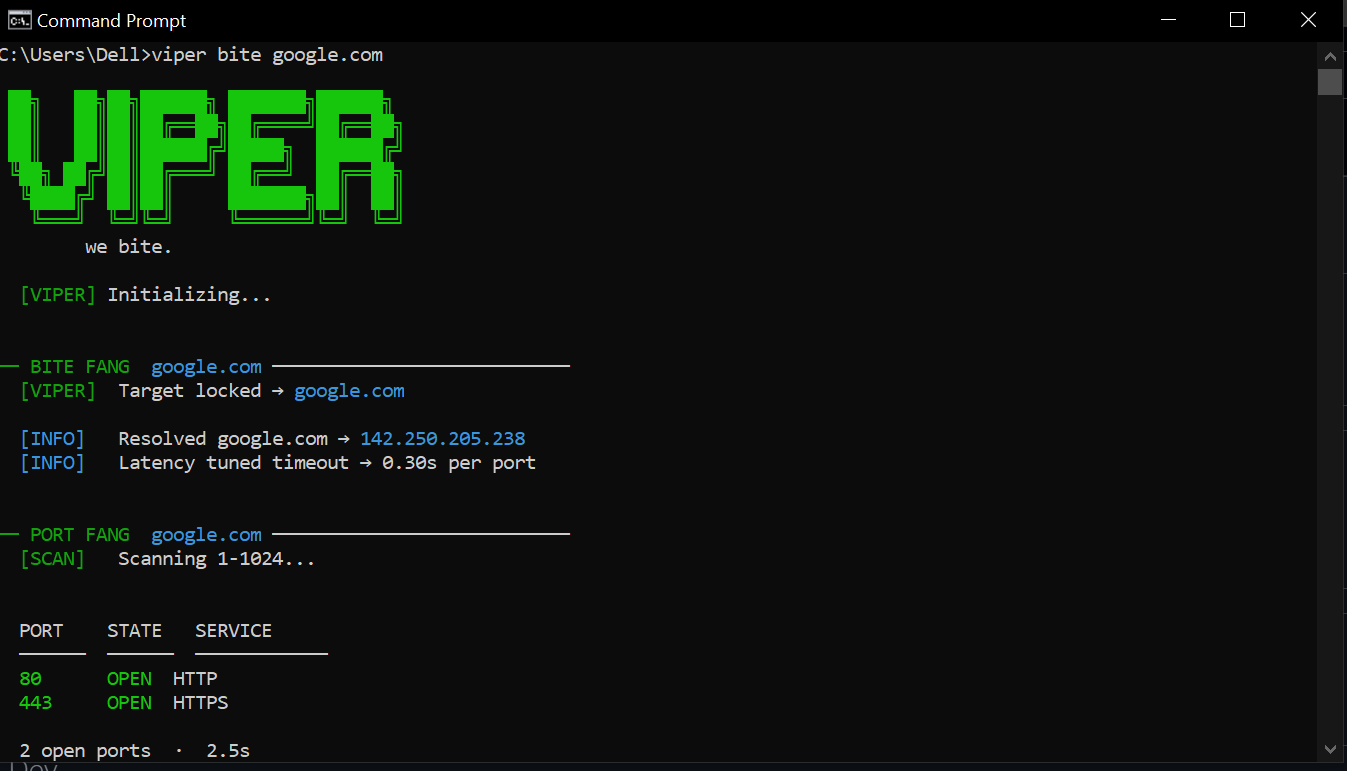 Viper visualization 1
